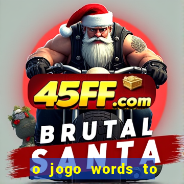o jogo words to win paga mesmo